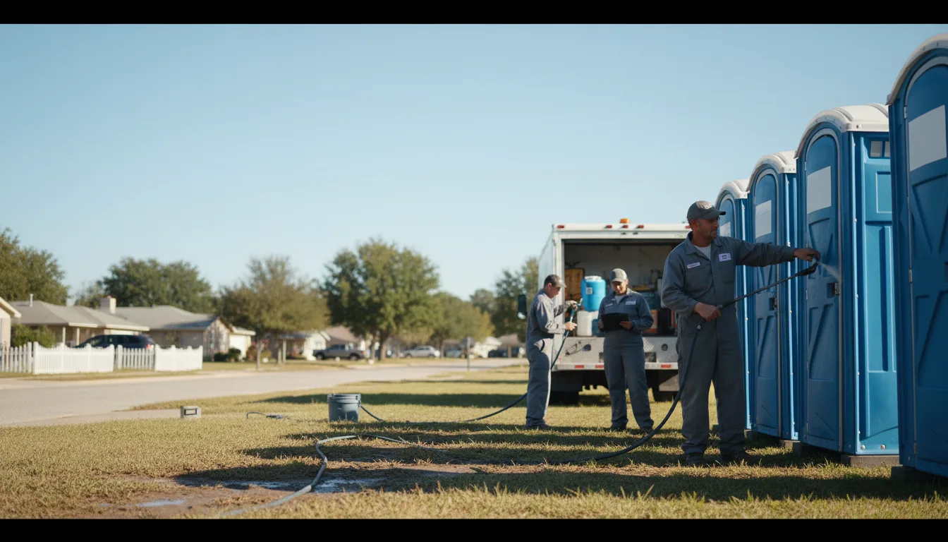 Long-Term Portable Toilet Rental in East Dubuque, IL near me
